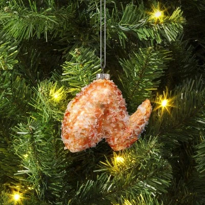 Christmas Glass Chicken Wing Ornament - Wondershop™ 1 Christmas Glass Chicken Wing Ornament - Wondershop™