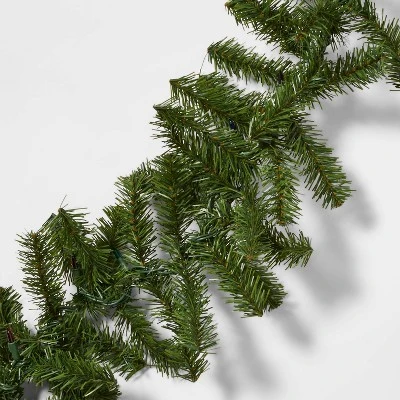 9' Pre-Lit Artificial Pine Christmas Garland Green With Multicolor Lights - Wondershop™ 1 9' Pre-Lit Artificial Pine Christmas Garland Green With Multicolor Lights - Wondershop™