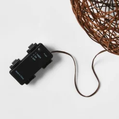 Battery Operated Brown Faux Rattan Sphere Fairy String Lights Warm White With Brown Wire - Wondershop™ -Wondershop Shop GUEST b5f6d835 3e6c 4ba8 b25a c46815fe8053