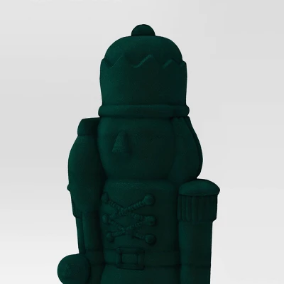 28" Christmas Flocked Nutcracker - Wondershop™ 2 28" Christmas Flocked Nutcracker - Wondershop™ - Image 2