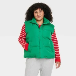 Women's Matching Family Puffer Vest - Wondershop™ Green -Wondershop Shop GUEST c3236353 c2ef 41fd a6a6 770a109bb0a2