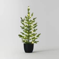 Pre-lit Potted Balsam Fir Mini Artificial Christmas Tree Set Warm White Lights - Wondershop™ 11 Pre-lit Potted Balsam Fir Mini Artificial Christmas Tree Set Warm White Lights - Wondershop™ -Wondershop Shop GUEST c65d7585 738e 4a99 9155 eda815e8828f