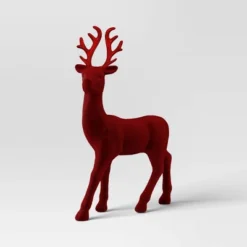 12" Christmas Flocked Standing Deer Decor - Wondershop™ -Wondershop Shop GUEST cb68b72d f64b 466c 979a 4e597701f31f