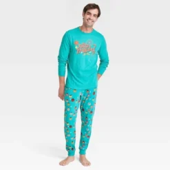 Men's Feliz Navidad Matching Family Pajama Set - Wondershop™ With Dia Pacheco Blue -Wondershop Shop GUEST cd659101 fc13 440a 908e 8e52d41aab60