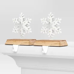 2pk Christmas Lit Snowflake Stocking Holder - Wondershop™ 6 2pk Christmas Lit Snowflake Stocking Holder - Wondershop™ -Wondershop Shop GUEST d9506c9d 88ba 496c 8aa0 49d36ef4c59e