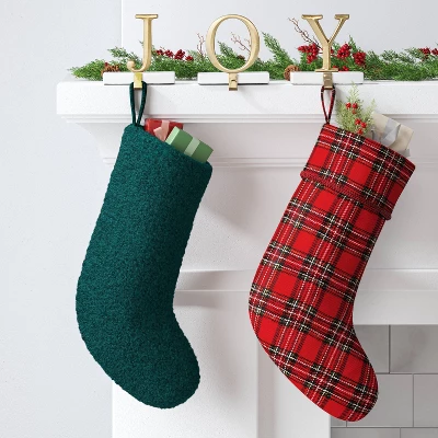 20" Faux Shearling Stocking - Wondershop™ 1 20" Faux Shearling Stocking - Wondershop™
