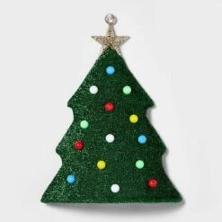 14.25" Battery Operated LED Tinsel Fabric Christmas Tree Novelty Light - Wondershop™ -Wondershop Shop GUEST dabc79ab eb9f 42d7 b97e 75c2bccbfe59