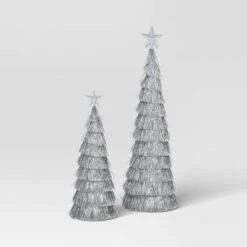 2pk Christmas 18" And 12" Tinsel Trees - Wondershop™ 7 2pk Christmas 18" And 12" Tinsel Trees - Wondershop™ -Wondershop Shop GUEST dbfd5e77 23ae 4173 96dd 8cba05960e13