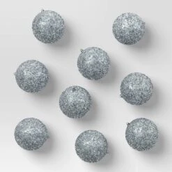 9pc Tinsel Ball Christmas Tree Ornament Set - Wondershop™ -Wondershop Shop GUEST e12e2925 9c1c 41cf a7fa fe407c992bdc