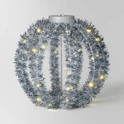 LED Christmas Hanging Tinsel Sphere With Warm White Lights - Wondershop™ -Wondershop Shop GUEST e45860c3 db09 4cf3 94f8 3b4ffdc2abd0