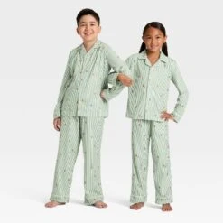 Kids' Gingerbread Striped Long Sleeve Shirt And Pants Holiday Matching Family Pajama Set - Wondershop™ Cream 9 Kids' Gingerbread Striped Long Sleeve Shirt And Pants Holiday Matching Family Pajama Set - Wondershop™ Cream -Wondershop Shop GUEST e4fb2d40 3fe3 4b2d a8fc 2c4209323f3e
