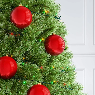 4ct 150mm Christmas Ornament Set Red - Wondershop™ 1 4ct 150mm Christmas Ornament Set Red - Wondershop™