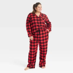 Women's Buffalo Check Flannel Matching Family Pajama Set - Wondershop™ Red -Wondershop Shop GUEST ee962c73 c7b4 4ab8 86a5 0e110dccde76