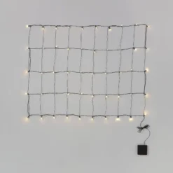 3'x4' 50ct Solar LED Christmas Net Lights With Green Wire - Wondershop™ -Wondershop Shop GUEST f4e5ec41 5bc0 43ce 875d cc2b29901ab3