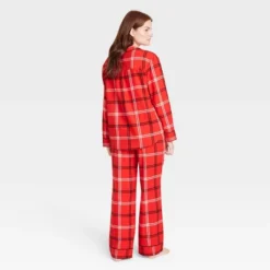Women's Plaid Flannel Matching Family Pajama Set - Wondershop™ Red