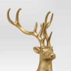 13" Sitting Deer Animal Figurine - Wondershop™ Gold -Wondershop Shop GUEST f6773f7f 136d 4e0c beb5 e3cb1ae48105