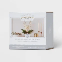 LED Dewdrop Deer Head With Faux Greenery Christmas Novelty Silhouette Light - Wondershop™ 5 LED Dewdrop Deer Head With Faux Greenery Christmas Novelty Silhouette Light - Wondershop™ -Wondershop Shop GUEST f7e291ba 3e1f 4d7c 8b02 bd99d5a05ee0