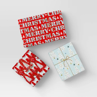 30” 3pk Christmas Wrap Pack Scandinavian - Wondershop™ 1 30” 3pk Christmas Wrap Pack Scandinavian - Wondershop™