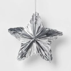 Tinsel Star Christmas Tree Ornament - Wondershop™ 9 Tinsel Star Christmas Tree Ornament - Wondershop™ -Wondershop Shop GUEST fc70c62e 9d6d 4752 9225 08de1d0b4a73