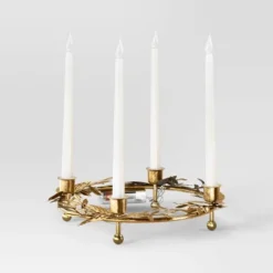 Christmas Lit Plastic Candles Metal Holder - Wondershop™ 5 Christmas Lit Plastic Candles Metal Holder - Wondershop™ -Wondershop Shop GUEST fd3d1c8d 134b 4eb7 9236 c24fd890d62c